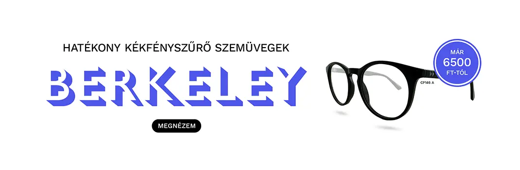 Berkeley kékfényszűrő szemüveg akár 6500 Ft-tól