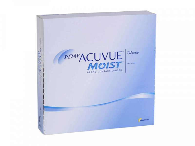 1 Day Acuvue Moist (90 db), napi kontaktlencse