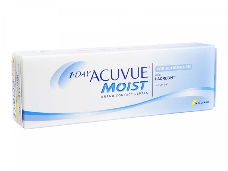 1 Day Acuvue Moist For Astigmatism (30 db), napi kontaktlencse