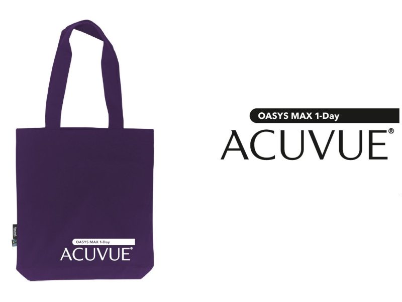 Acuvue Oasys 1-Day Max vászontáska