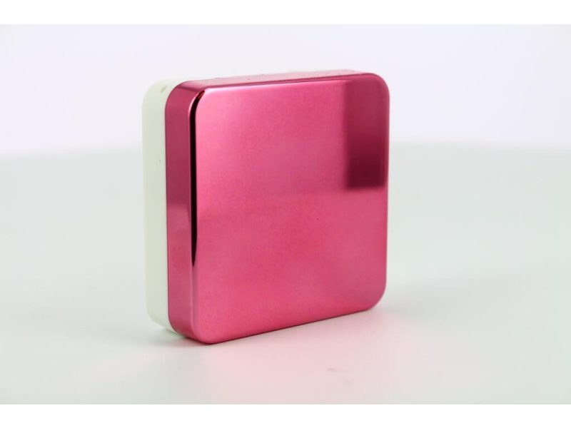 Fényes felületű kontaktlencse-ápoló és tároló készlet, Szín: pink