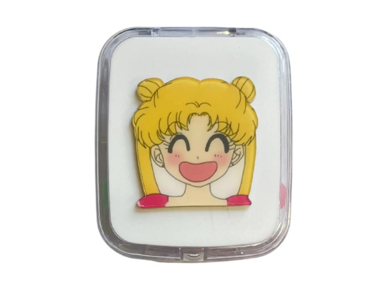 Sailor Moon mintás kontaktlencse-tároló készlet, Szín: fehér