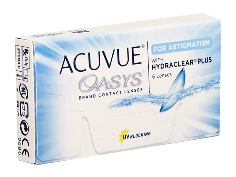 Acuvue Oasys For Astigmatism (6 db), 1-2 heti kontaktlencse