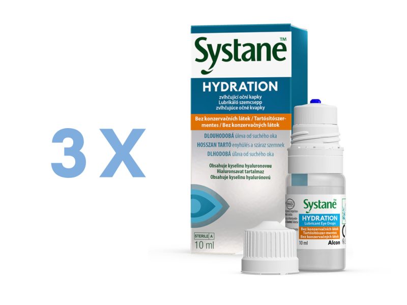 Systane Hydration Tartósítószer-mentes (3 x 10 ml)