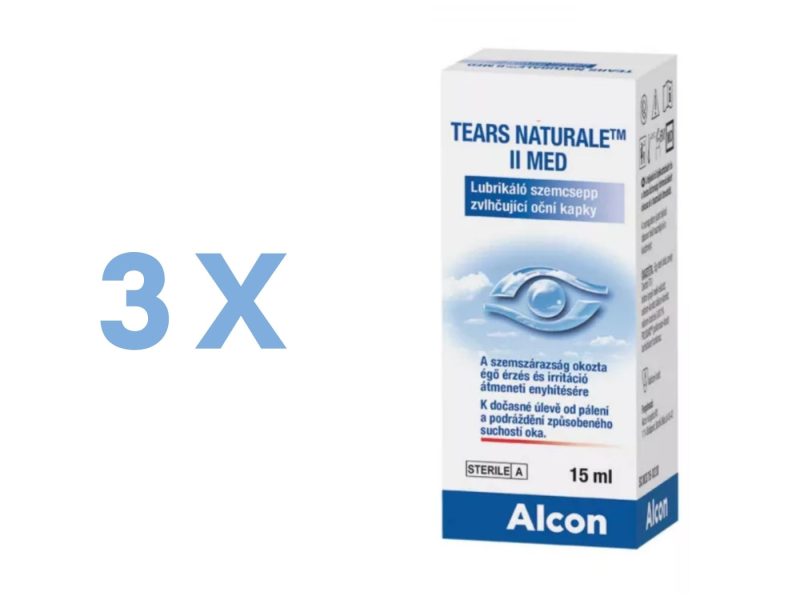 Tears Naturale II Med (3 x 15 ml) szemcsepp