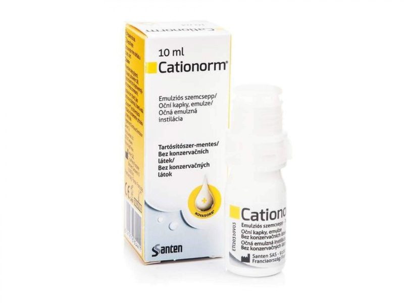 Cationorm (10 ml), szemcsepp