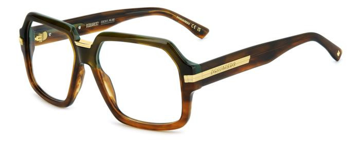  Dsquared2 D2 0162 EX4 56 Férfi szemüvegkeret (optikai keret) akciós termékkép 1