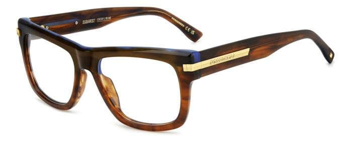  Dsquared2 D2 0163 EX4 54 Férfi szemüvegkeret (optikai keret) akciós termékkép 1