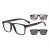 Emporio Armani EA 4115 50421W 54 Férfi szemüvegkeret (optikai keret) clip-on napszemüveg előtéttel  