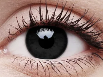   ColourVUE Crazy One-Day Blackout (2 db), fedő, napi kontaktlencse