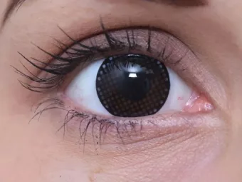   ColourVUE Crazy Pixelfekete (2 db), fedő, 3 havi kontaktlencse - dioptria nélkül