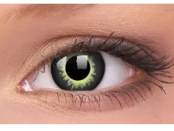   ColourVUE Crazy Eclipse (2 db), fedő, 3 havi kontaktlencse - dioptria nélkül