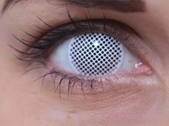   ColourVUE Crazy Pixelfehér (2 db), fedő, 3 havi kontaktlencse - dioptria nélkül