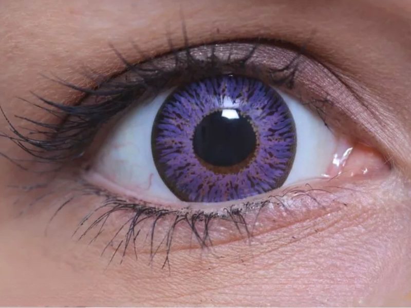 ColourVUE Glamour Lila (2 db) , kiemelő, 3 havi kontaktlencse