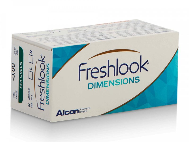 FreshLook Dimensions UV (6 db), havi kiemelő színes kontaktlencse