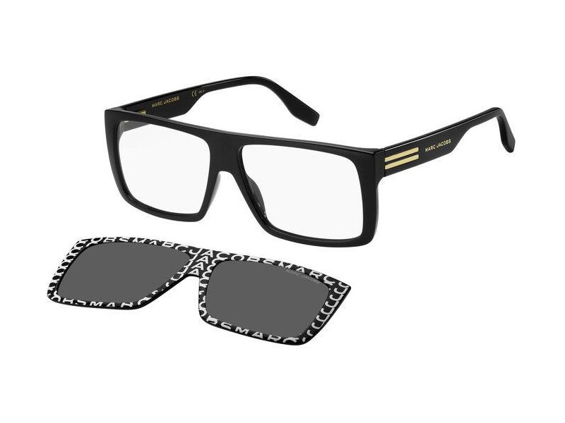 Marc Jacobs MARC 672/CS 03K/IR 58 Férfi szemüvegkeret (optikai keret) clip-on napszemüveg előtéttel  