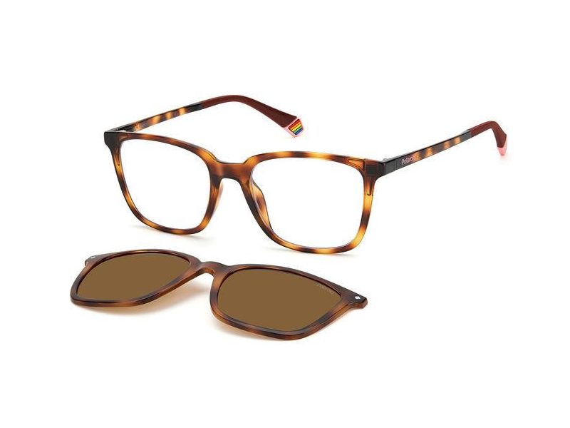 Polaroid PLD 6136/CS 086/SP 51 Férfi, Női szemüvegkeret (optikai keret) clip-on napszemüveg előtéttel  