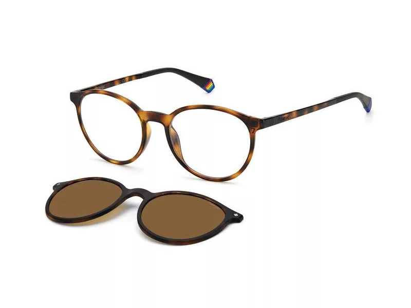 Polaroid PLD 6137/CS 086/SP 52 Férfi, Női szemüvegkeret (optikai keret) clip-on napszemüveg előtéttel