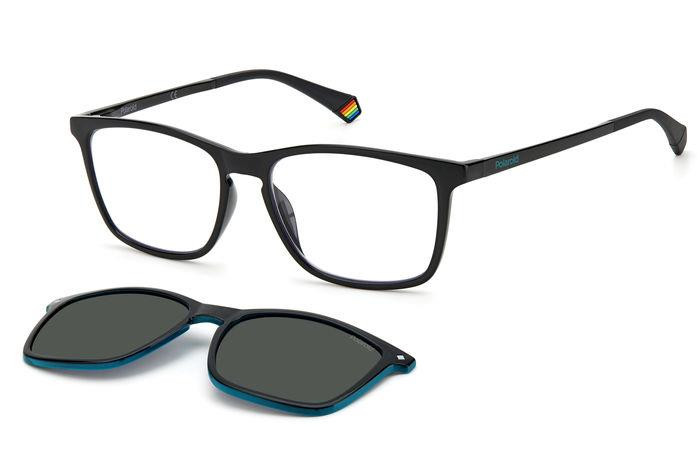  Polaroid PLD 6139/CS 807/M9 55 Férfi szemüvegkeret (optikai keret) clip-on napszemüveg előtéttel akciós termékkép 1