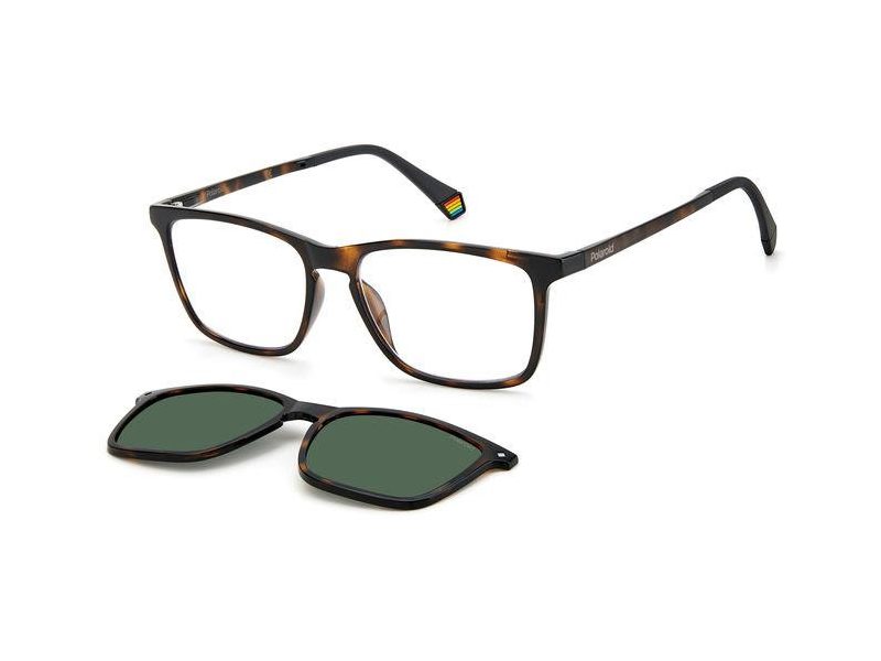 Polaroid PLD 6139/CS PHW/UC 55 Férfi szemüvegkeret (optikai keret) clip-on napszemüveg előtéttel  