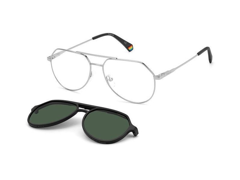 Polaroid PLD 6156/CS 6LB/UC 56 Férfi, Női szemüvegkeret (optikai keret) clip-on napszemüveg előtéttel  