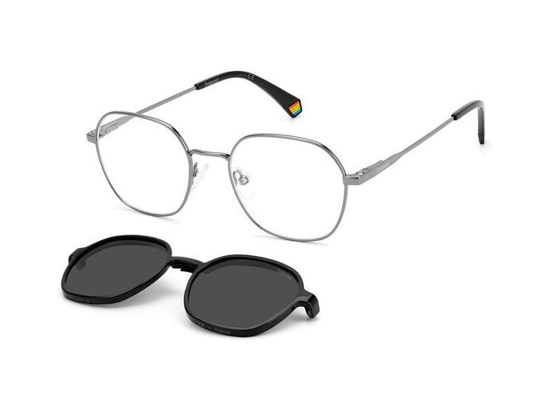 Polaroid PLD 6184/CS V81/M9 51 Férfi, Női szemüvegkeret (optikai keret) clip-on napszemüveg előtéttel  