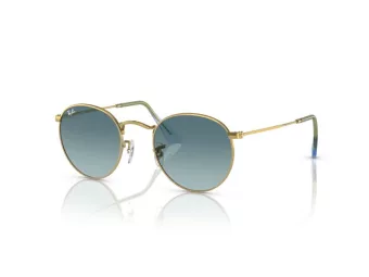   Ray-Ban Round Metal RB 3447 001/3M 50 Férfi, Női napszemüveg