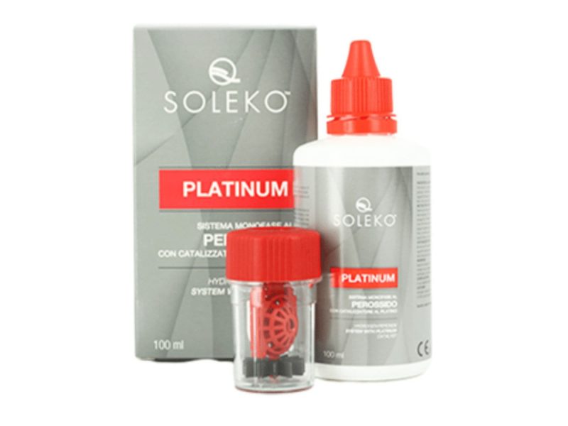 Platinum (100 ml), kontaktlencse folyadék tokkal, platinával