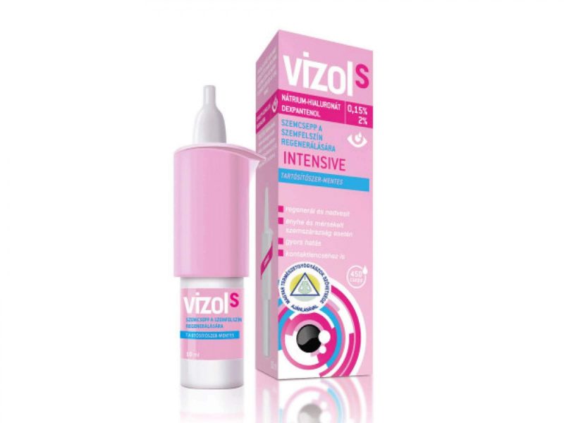 VizolS Intensive 0,15% HA 2% dexpantenol (10 ml),műkönny