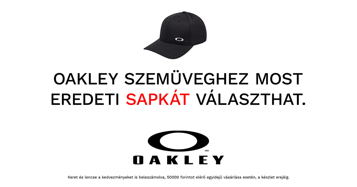 Oakley szemüveg vásárláshoz ajándék Oakley sapka