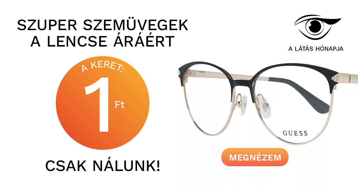 Márkás szemüvegek a lencse áráért