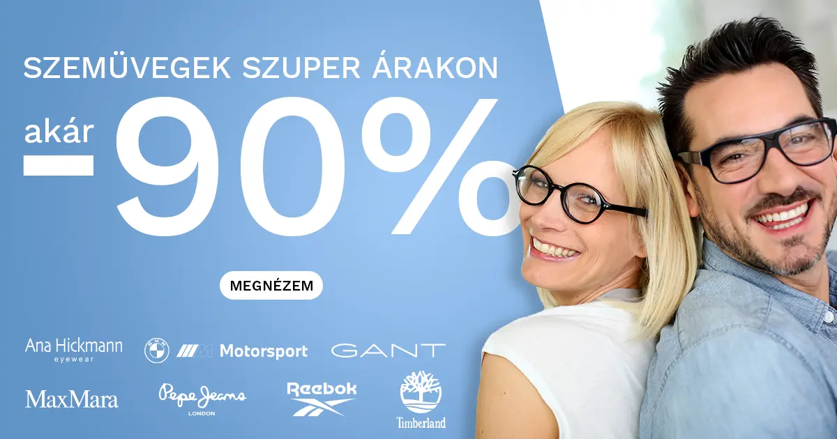 Szuper szemüvegek, szuper árakon