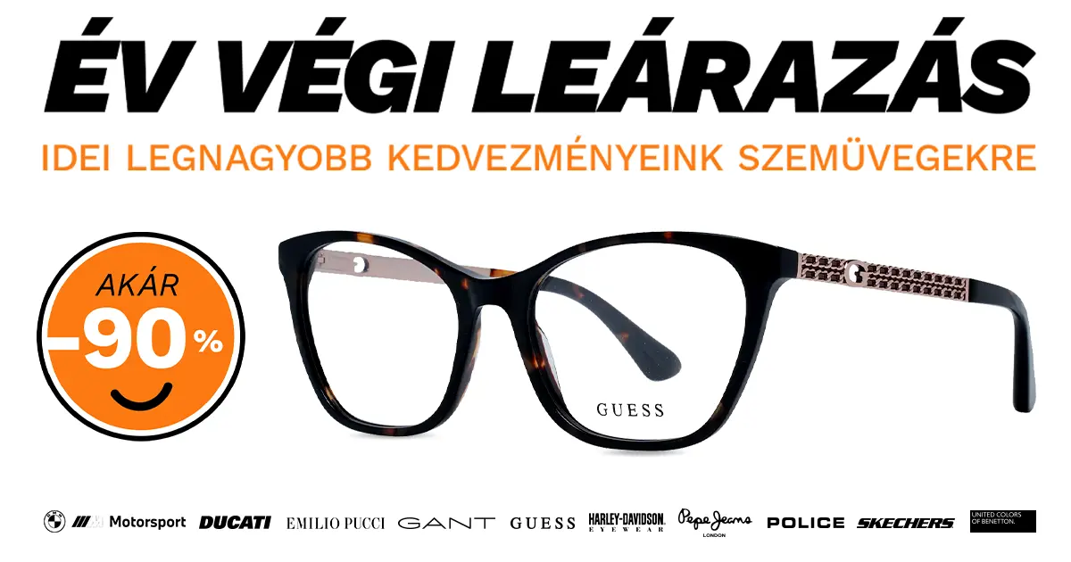 eOptika év végi szemüveg leárazás