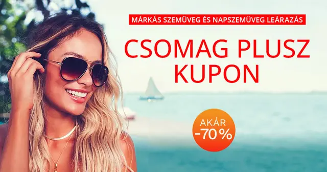 Napszemüveg kupon
