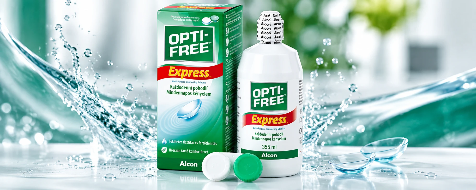 Optifree kontaklencse folyadék